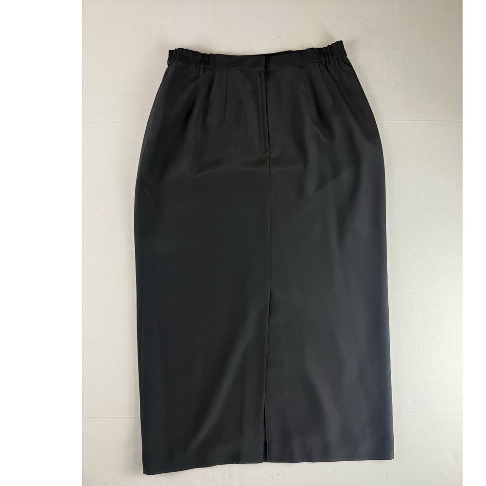 Donna Vinci Couture Black Skirt - Size 10 - Excellent! - Picture 7 of 9